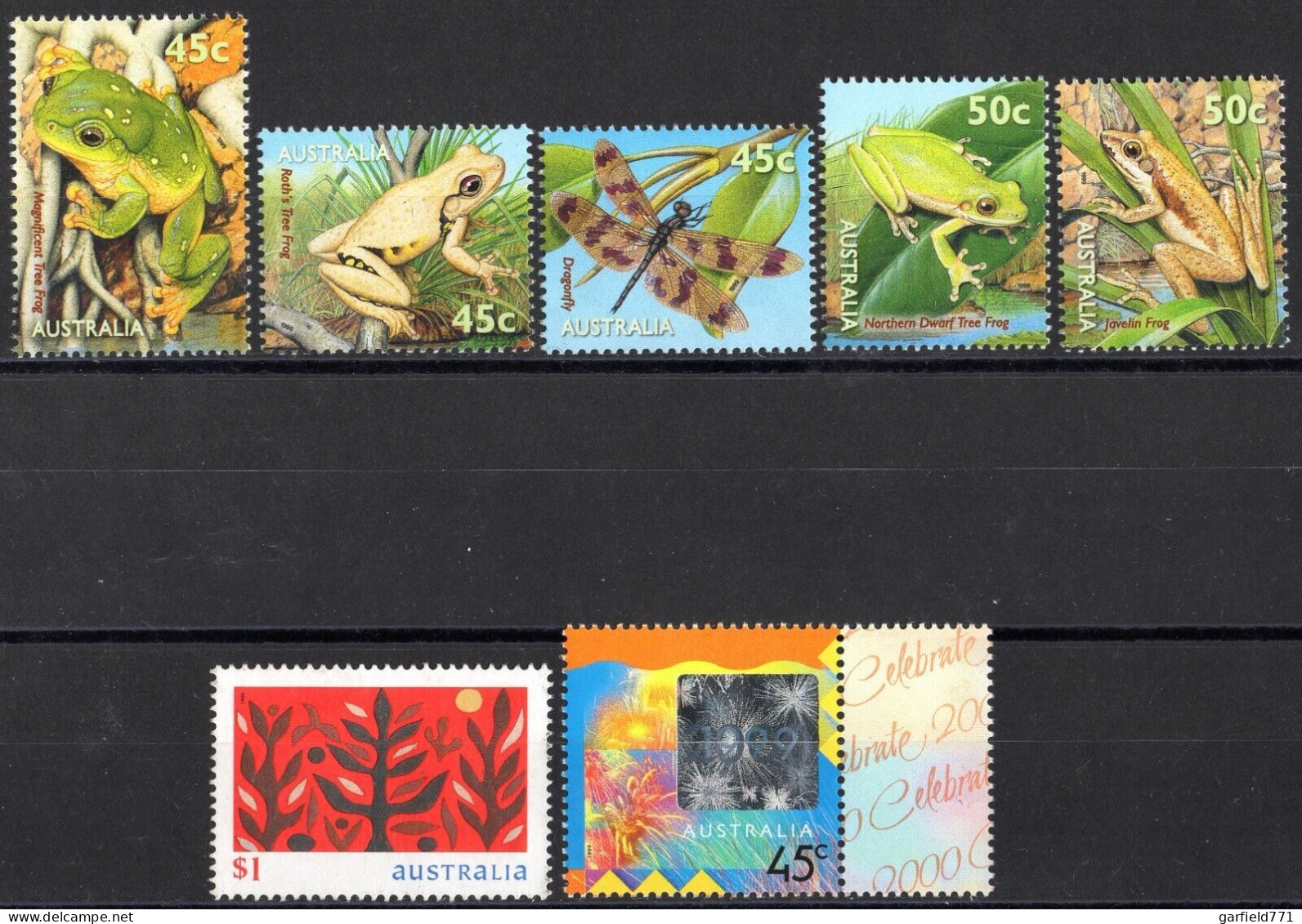 AUSTRALIE 1999 - LOT De 53 Valeurs - NEUF** MNH - Mint Stamps