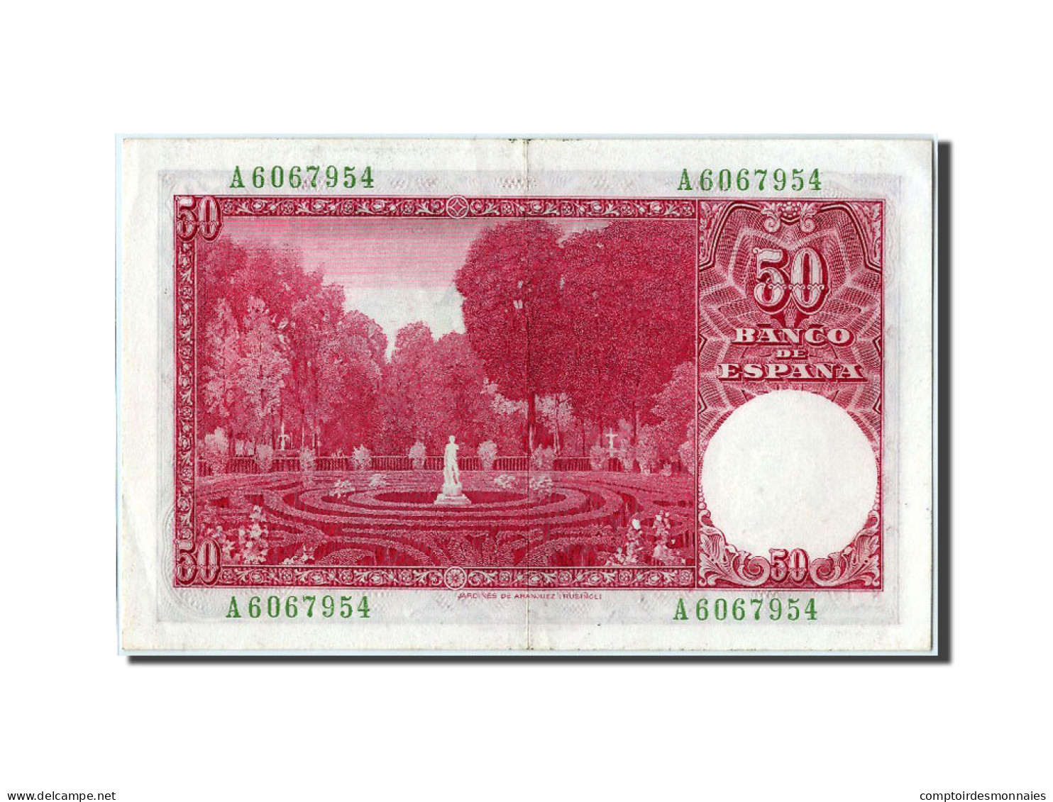 Billet, Espagne, 50 Pesetas, 1951, 1951-12-31, SUP+ - 50 Pesetas