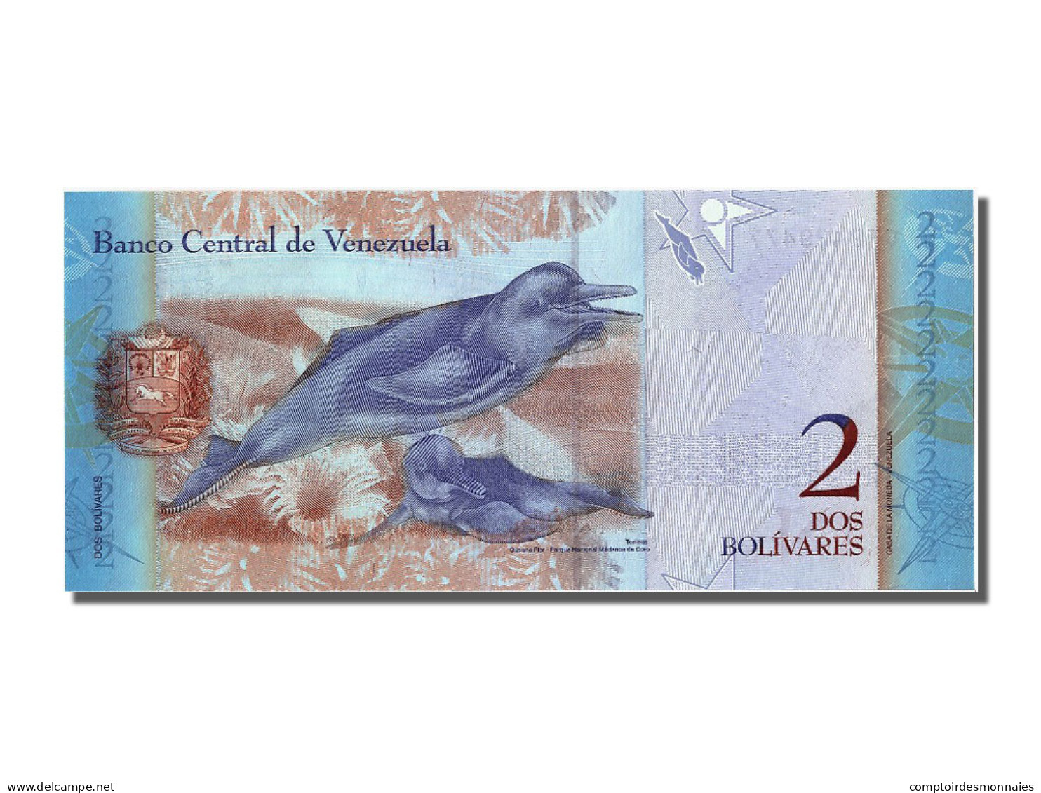 Billet, Venezuela, 2 Bolivares, 2007, 2007-03-20, NEUF - Venezuela