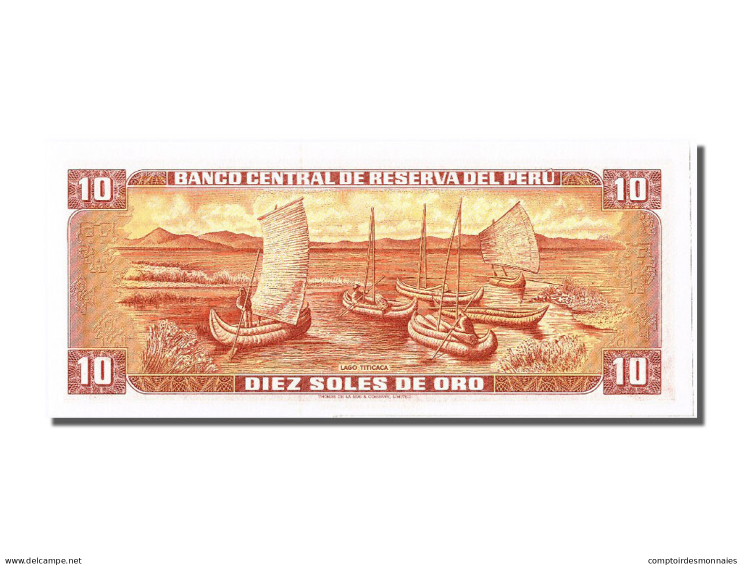 Billet, Pérou, 10 Soles De Oro, 1976, 1976-11-17, NEUF - Perú