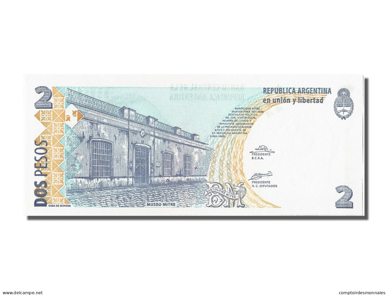 Billet, Argentine, 2 Pesos, NEUF - Argentinië