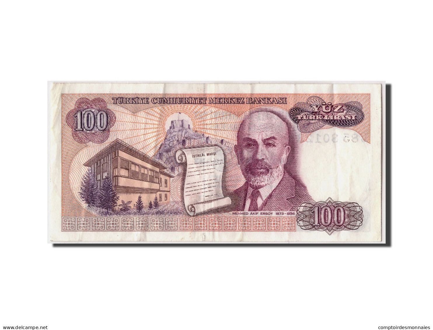 Billet, Turquie, 100 Lira, TB - Türkei