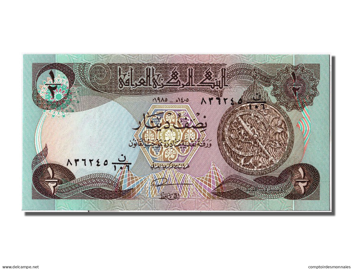 Billet, Iraq, 1/2 Dinar, 1980, NEUF - Iraq