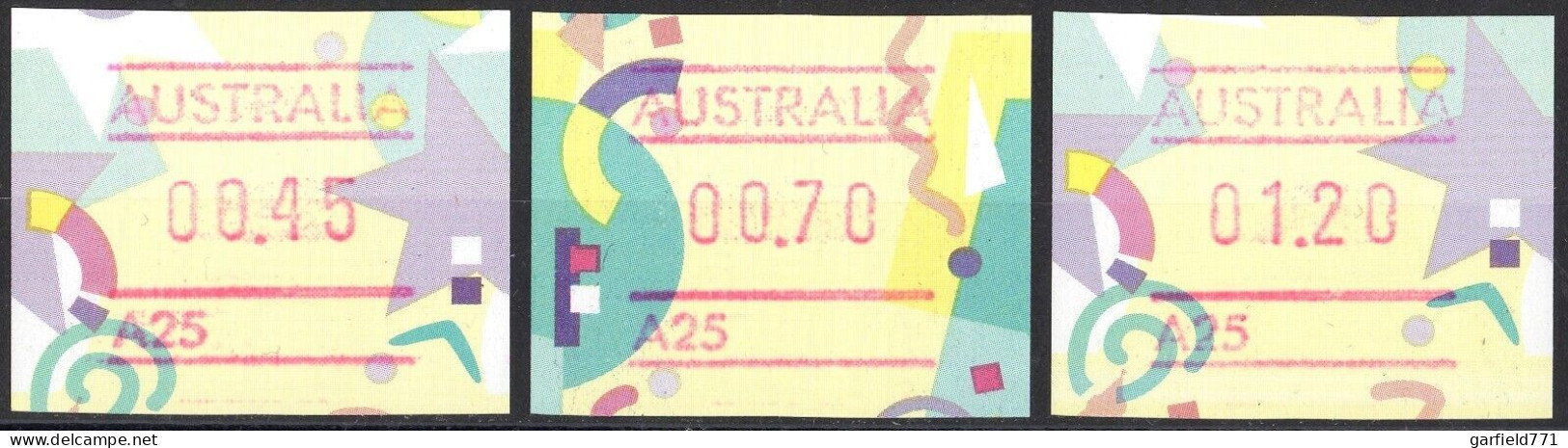 AUSTRALIE AUSTRALIA Frama 1996 Festive Button Lot Set Of 3 Mint - Postcode A25 - Neufs