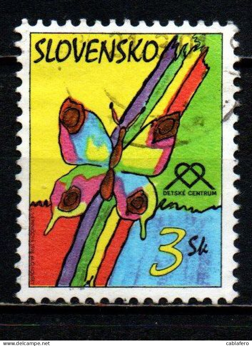 SLOVACCHIA - 1998 - The Children’s Center, Ruzomberok - USATO - Usados