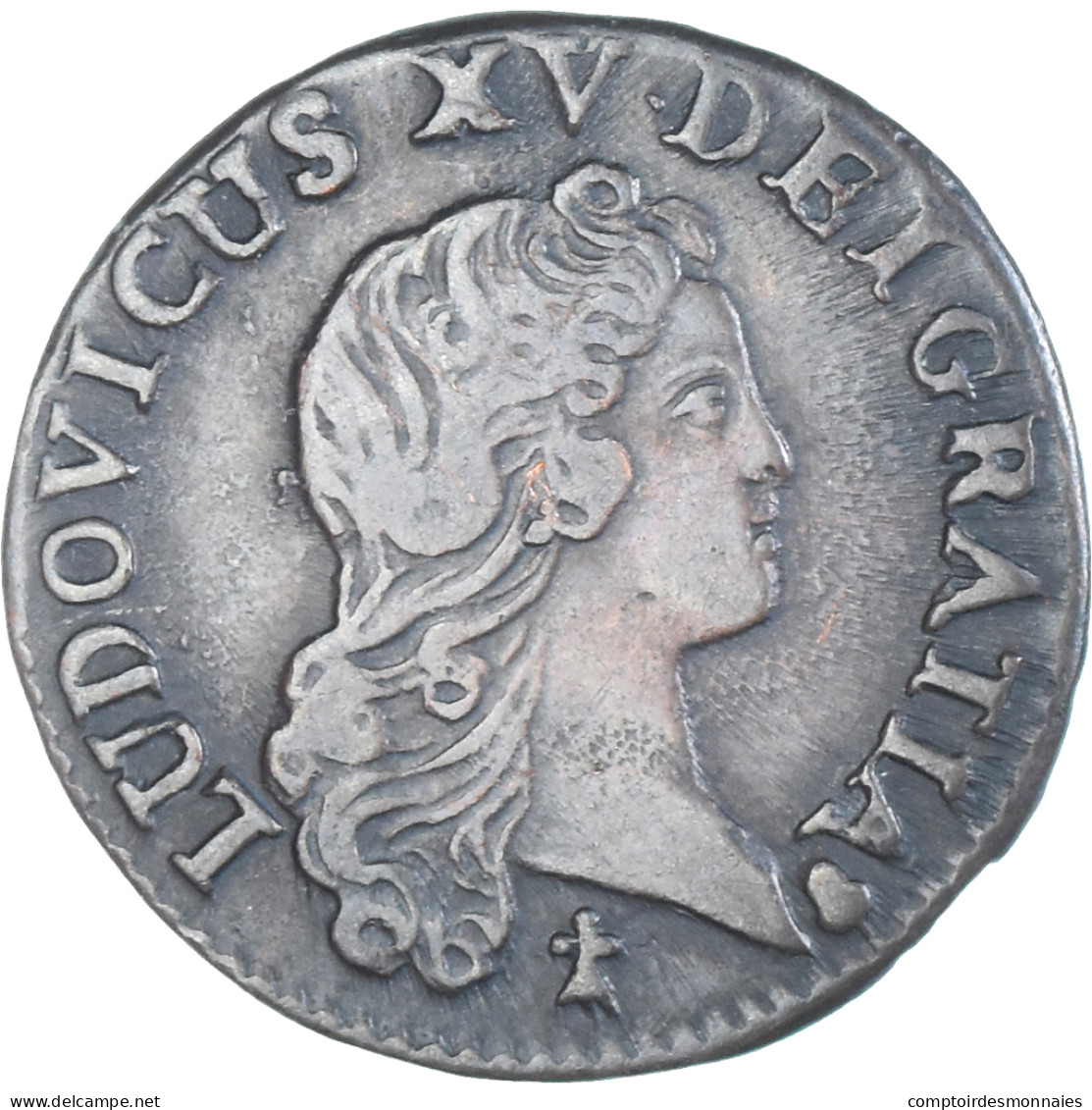 Monnaie, France, Louis XV, Liard Au Buste Enfantin, 1721, Reims, TTB, Cuivre - 1715-1774 Luis XV El Bien Amado