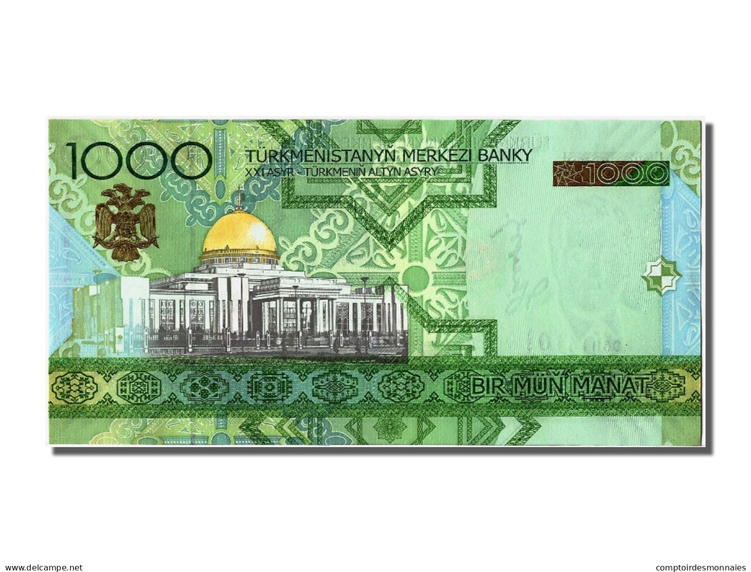 Billet, Turkmenistan, 1000 Manat, 2005, NEUF - Turkménistan