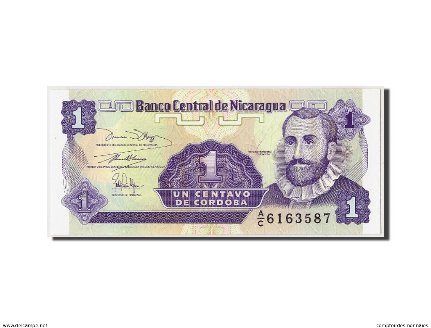 Billet, Nicaragua, 1 Centavo, NEUF - Nicaragua