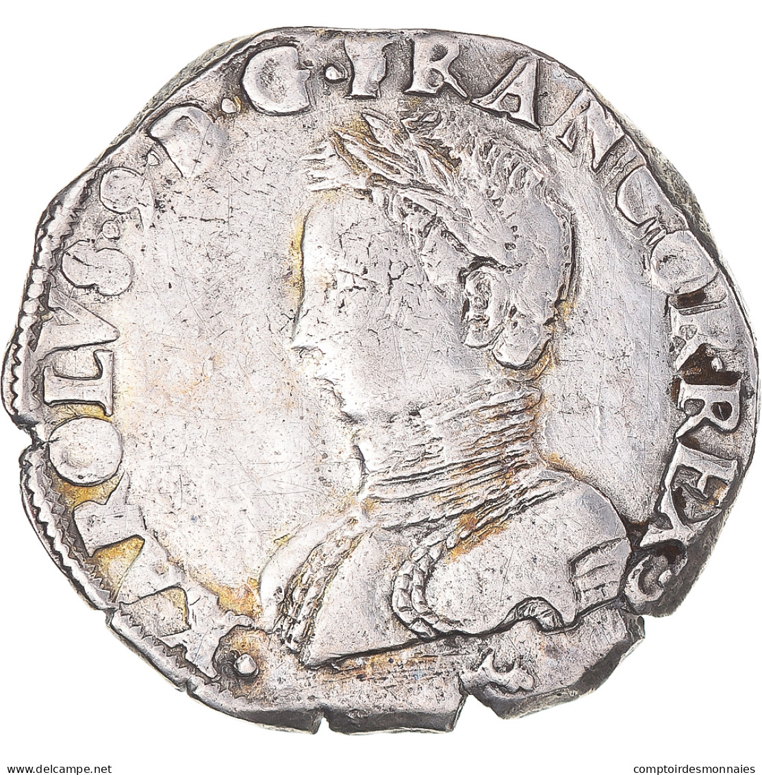 Monnaie, France, Charles IX, Teston Au Deux K Couronnés, 1564, Bayonne, TB+ - 1560-1574 Karl IX.