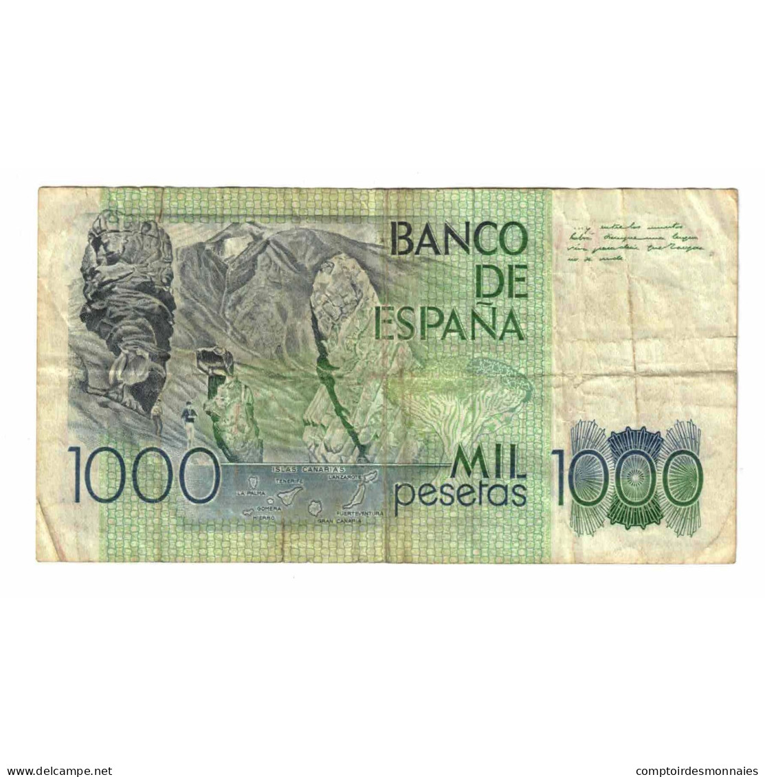 Billet, Espagne, 1000 Pesetas, 1979, 1979-10-23, KM:158, TB - [ 4] 1975-…: Juan Carlos I.