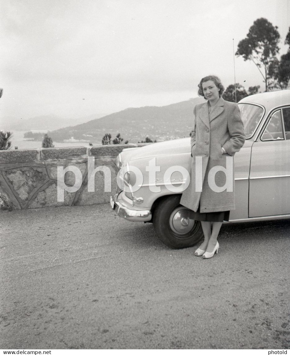 20 NEGATIVES SET 1953 WOMAN FEMME BOY GIRL PORTUGAL AMATEUR 60mm NEGATIVE NOT PHOTO FOTO