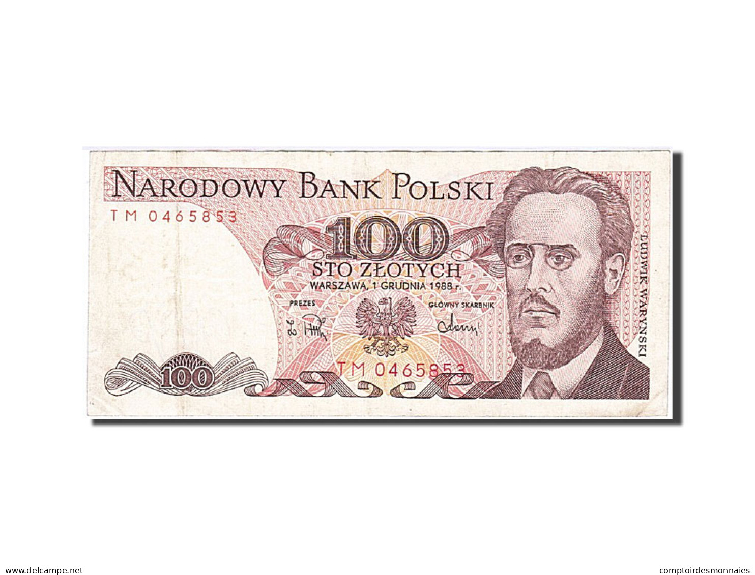 Billet, Pologne, 100 Zlotych, 1988, 1988-12-01, TB+ - Pologne