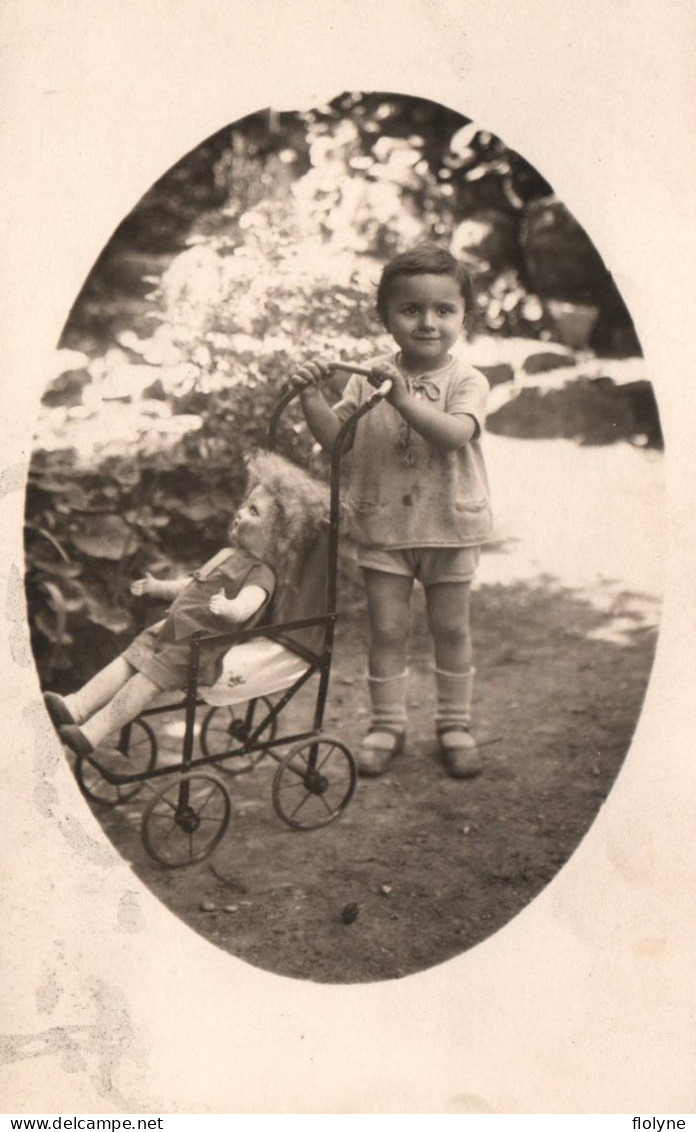 Jeu Jouet - Carte Photo - Enfant Et Sa Poupée - Doll Puppe - Jeux Et Jouets