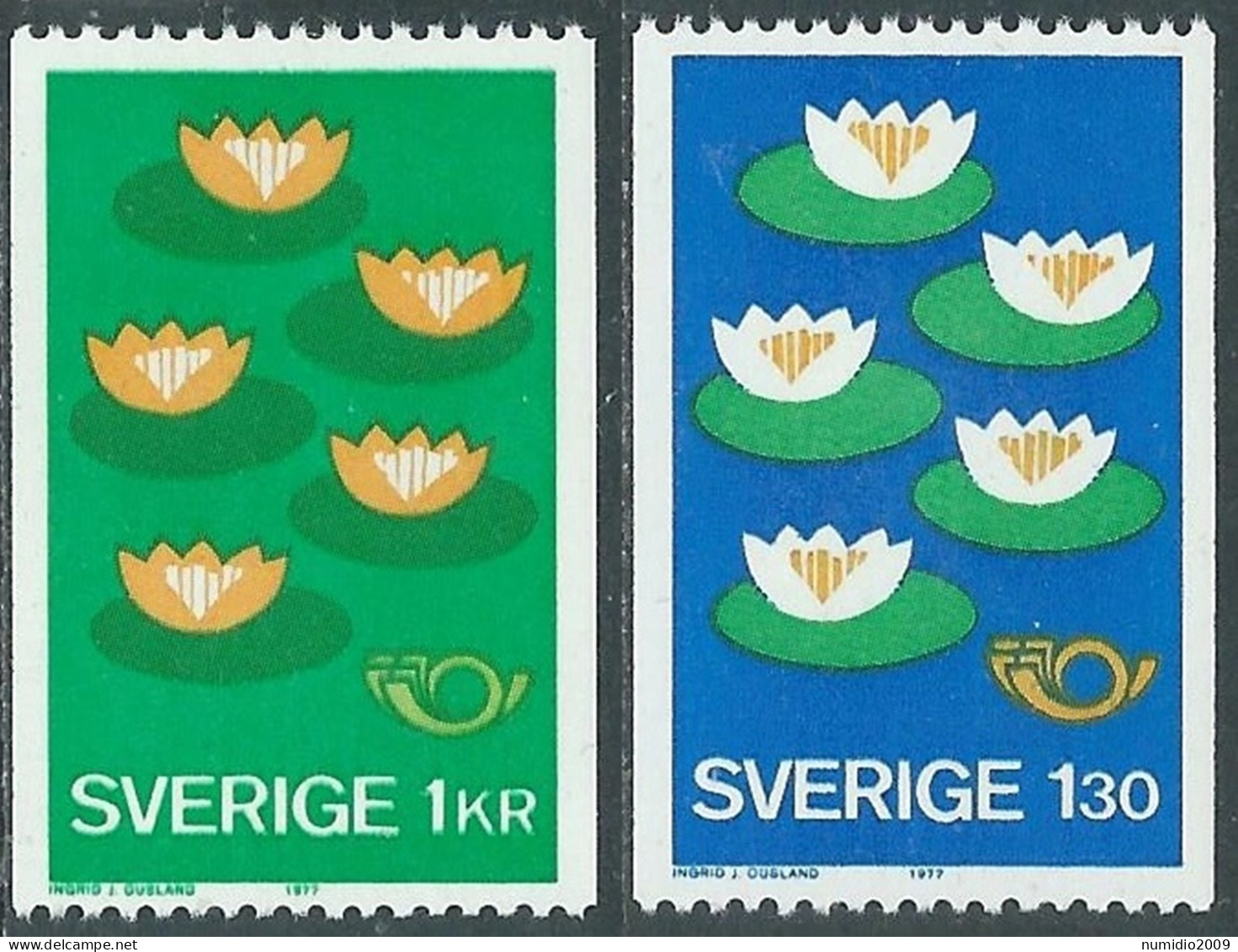 1977 SVEZIA NORDEN 77 MNH ** - RB4-6 - Unused Stamps
