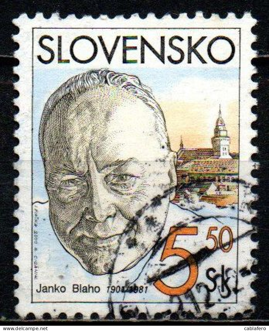 SLOVACCHIA - 2001 - Janko Blaho (1901-81), Singer - USATO - Oblitérés