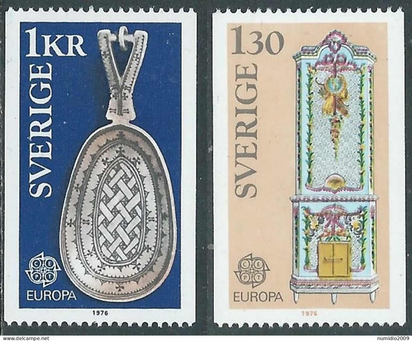 1976 SVEZIA EUROPA MNH ** - RB4-6 - Neufs