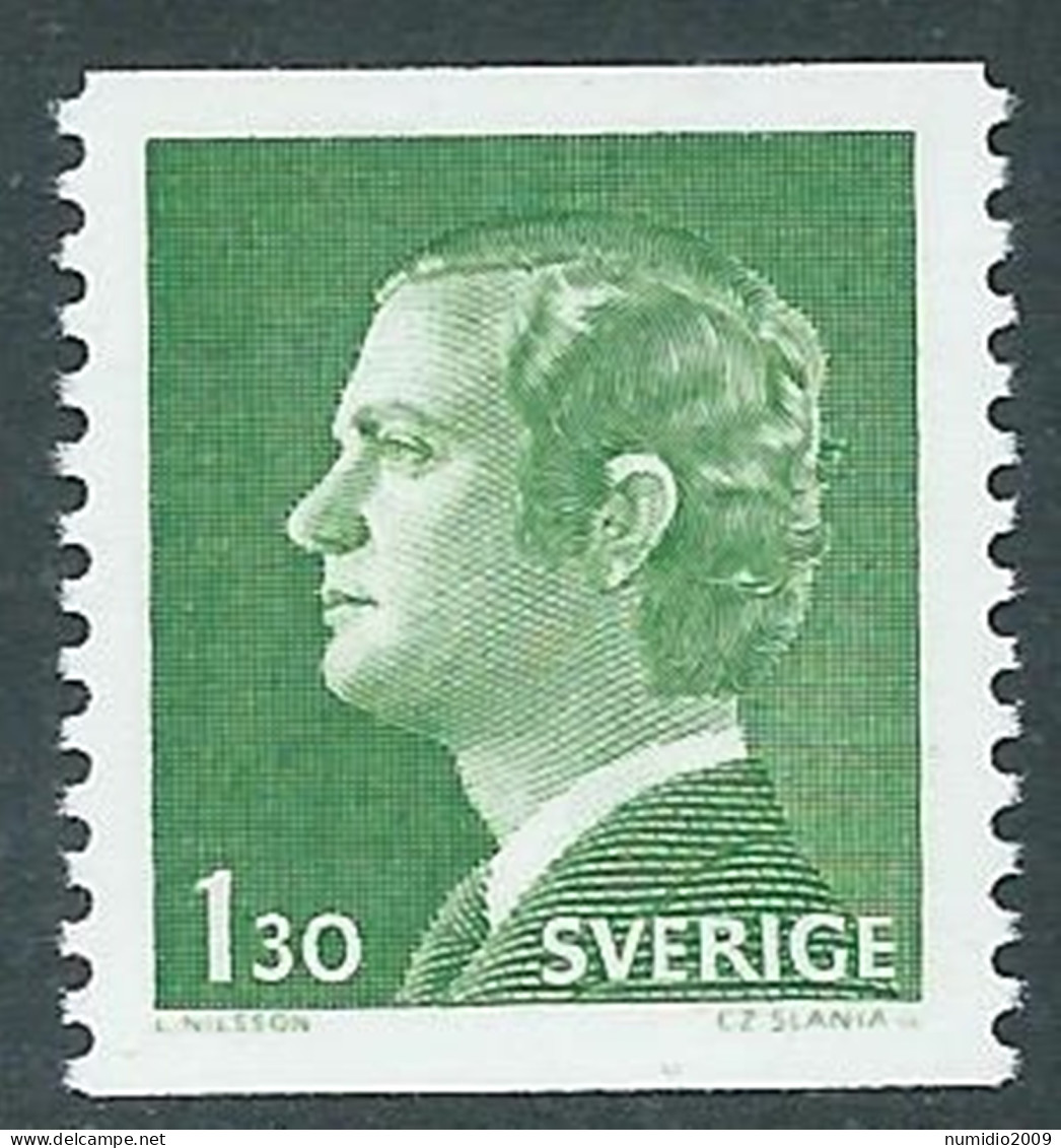 1976 SVEZIA RE CARLO XVI GUSTAVO 1,50 ORE MNH ** - RB4 - Unused Stamps