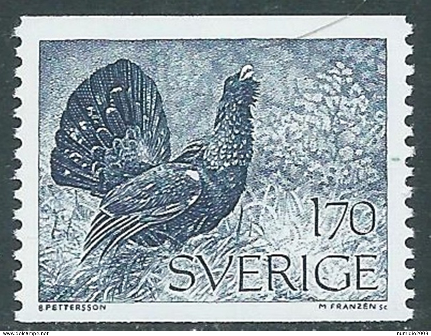 1975 SVEZIA GALLO CEDRONE MNH ** - RB4-3 - Neufs