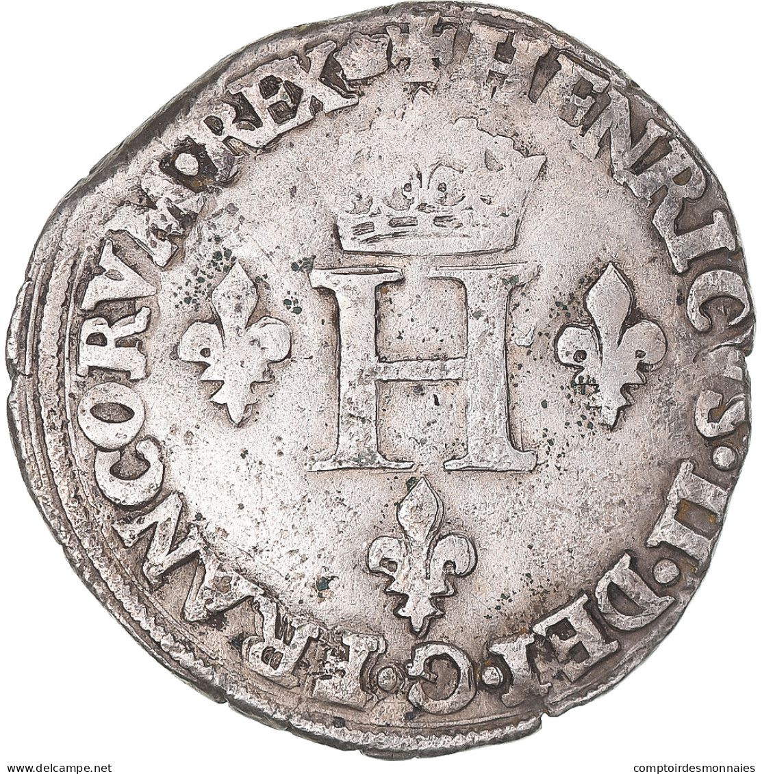 Monnaie, France, Henri II, Double Sol Parisis, 1550, Paris, TB+, Billon - 1547-1559 Heinrich II.