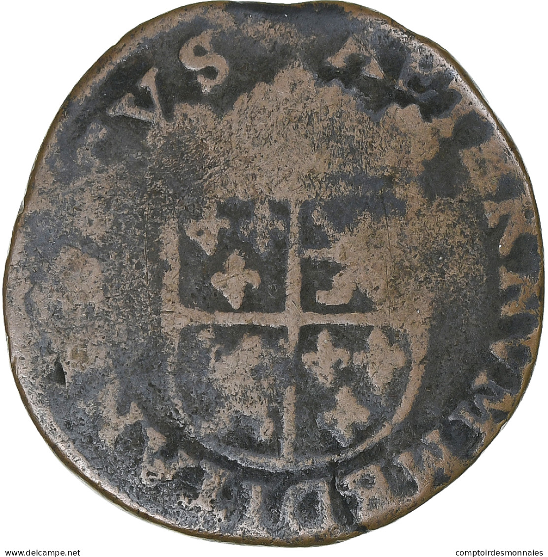 Pays-Bas Espagnols, Flandre, François D'Alençon, Liard, 1581-1583, Bruges, TB - Pays Bas Espagnols