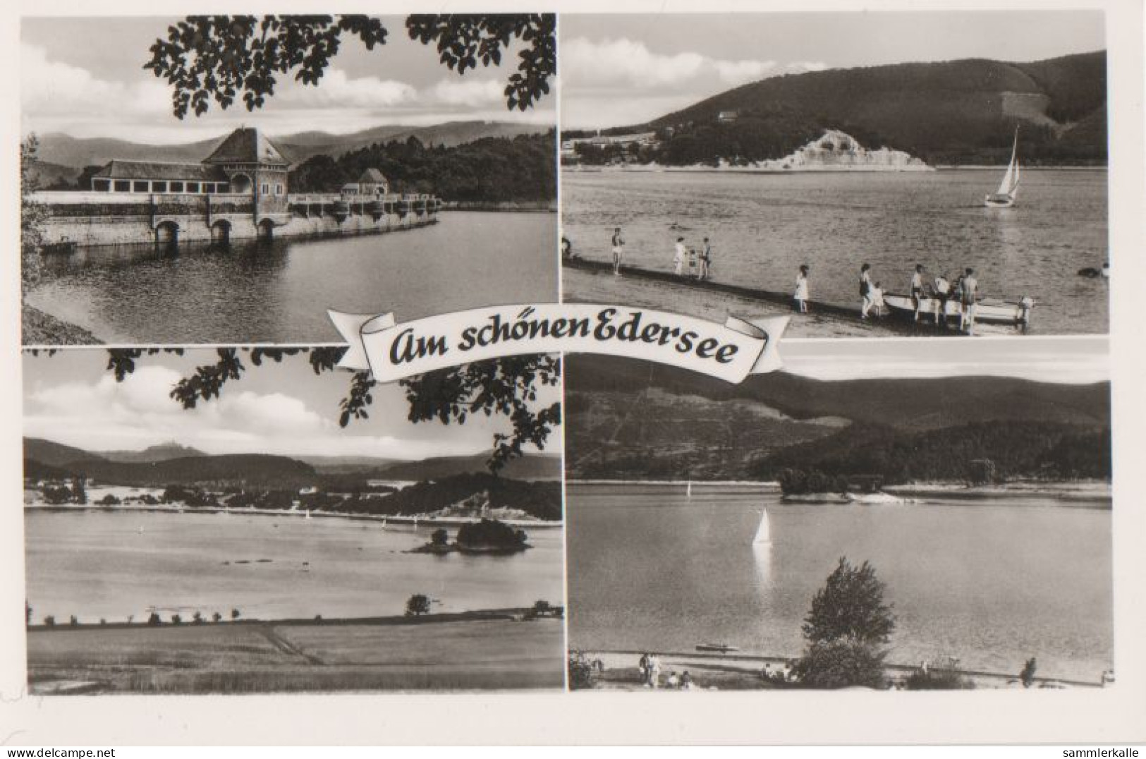 29658 - Edersee - Mit 4 Bildern - Ca. 1960 - Edersee (Waldeck)