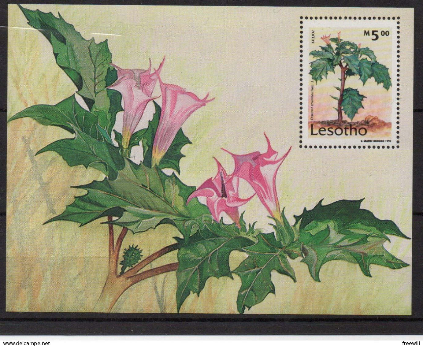 Lesotho Plantes Médicinales 1995 XXX - Lesotho (1966-...)