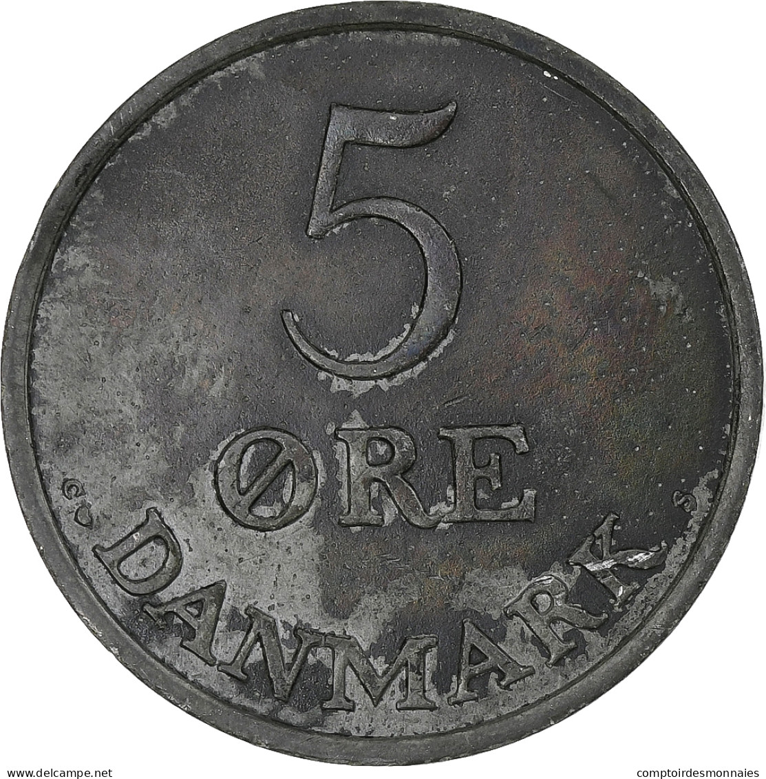 Danemark, Frederik IX, 5 Øre, 1961, Copenhagen, TTB, Zinc - Dänemark