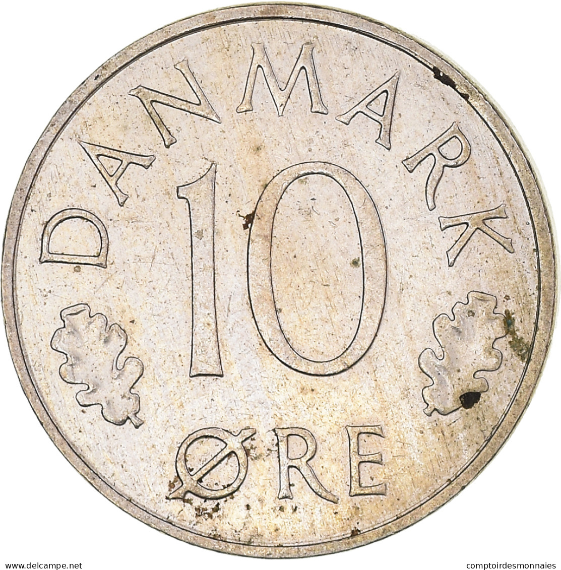 Monnaie, Danemark, Margrethe II, 10 Öre, 1981, Copenhagen, TTB, Cupro-nickel - Denemarken
