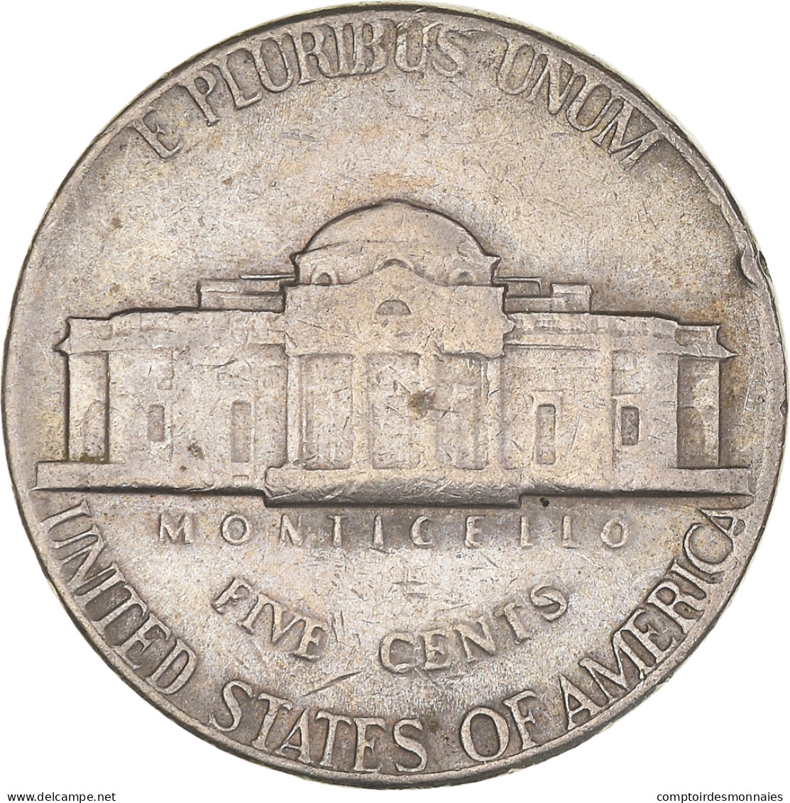 Monnaie, États-Unis, Jefferson Nickel, 5 Cents, 1976, U.S. Mint, Philadelphie - 1938-…: Jefferson