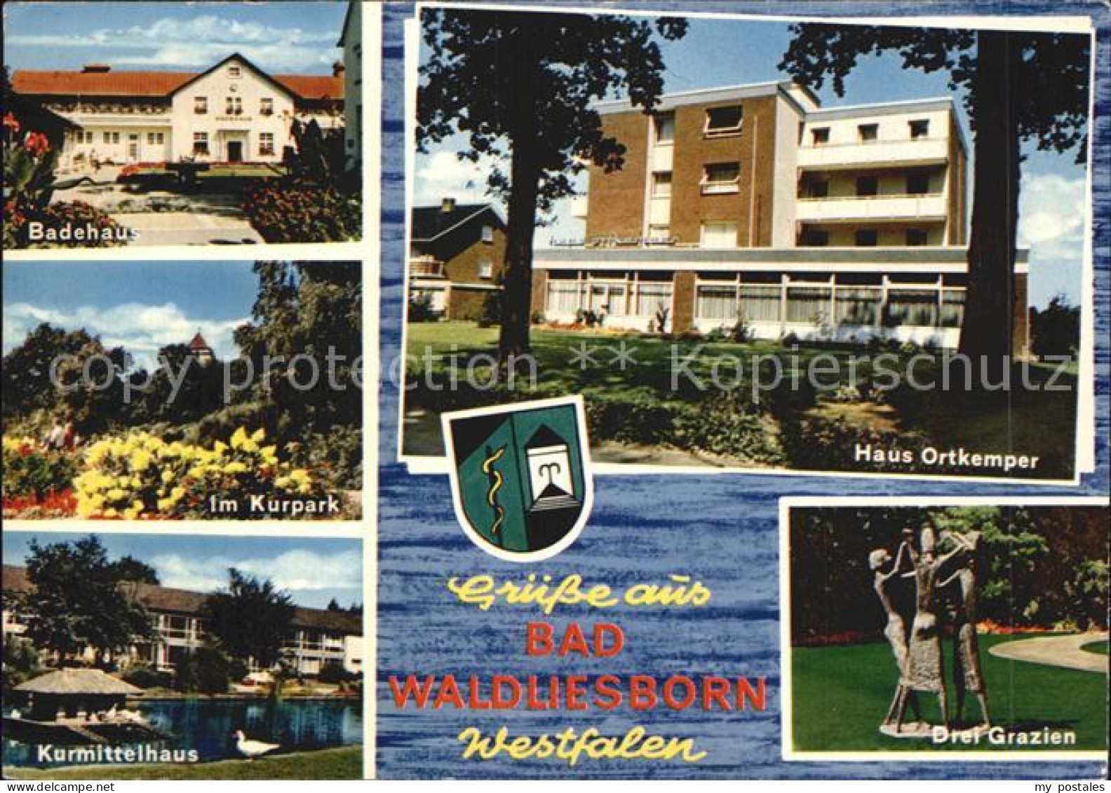 72481764 Waldliesborn Bad Badehaus Haus Ortkemper Drei Grazien Kurpark Kurmittel - Lippstadt