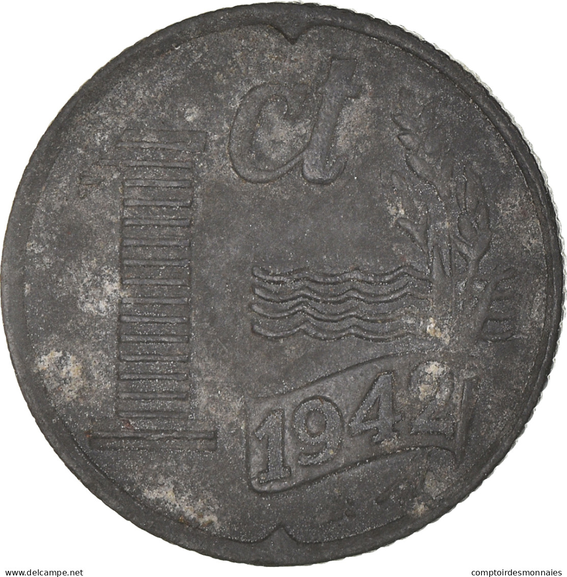 Monnaie, Pays-Bas, Wilhelmina I, Cent, 1942, TB, Zinc, KM:170 - 1 Centavos