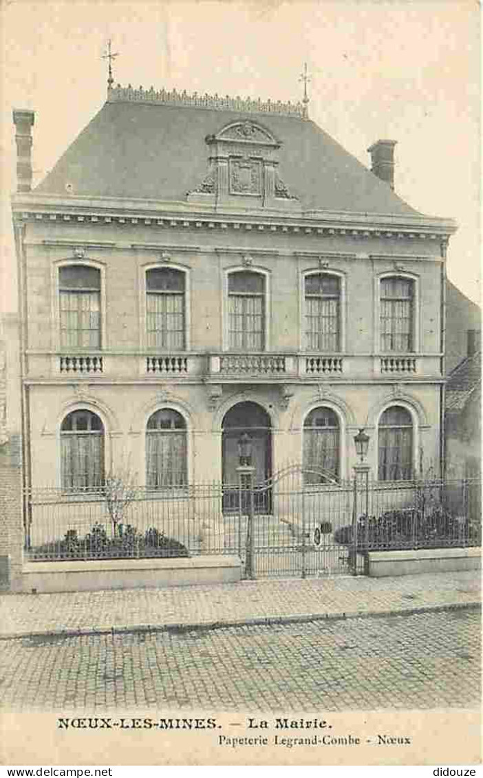 62 - Noeux Les Mines - La Mairie - Ecrite En 1905 - Voir Scan Recto-Verso - Voir Scan Recto-Verso - Noeux Les Mines