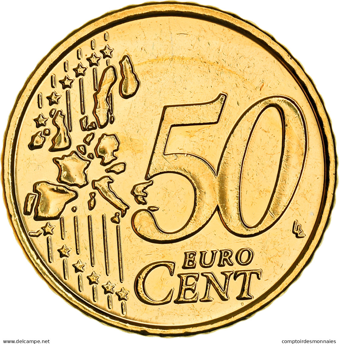 Grèce, 50 Euro Cent, Eleftherios Venizelos, 2005, Golden, SPL, Or Nordique - Greece