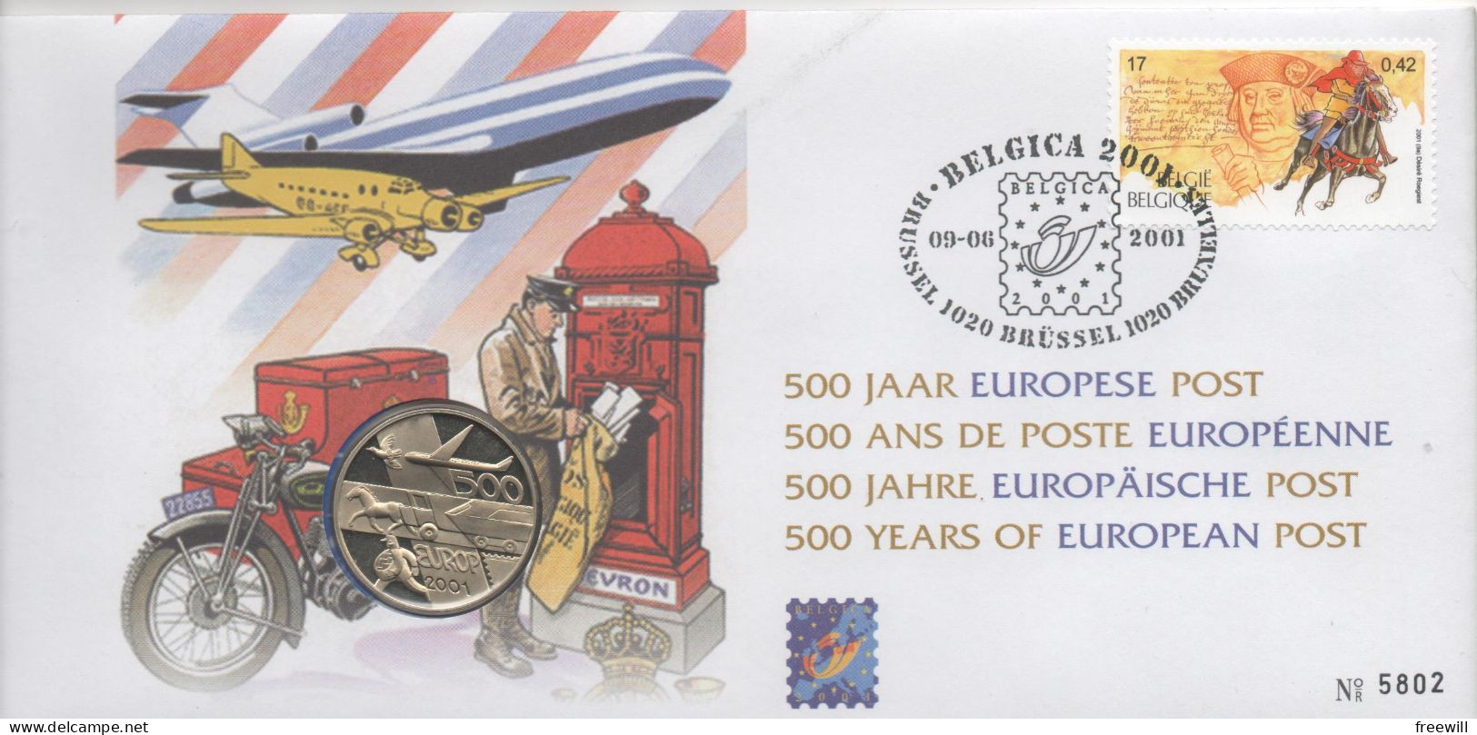 La Poste Européenne  2001 - Numisletters