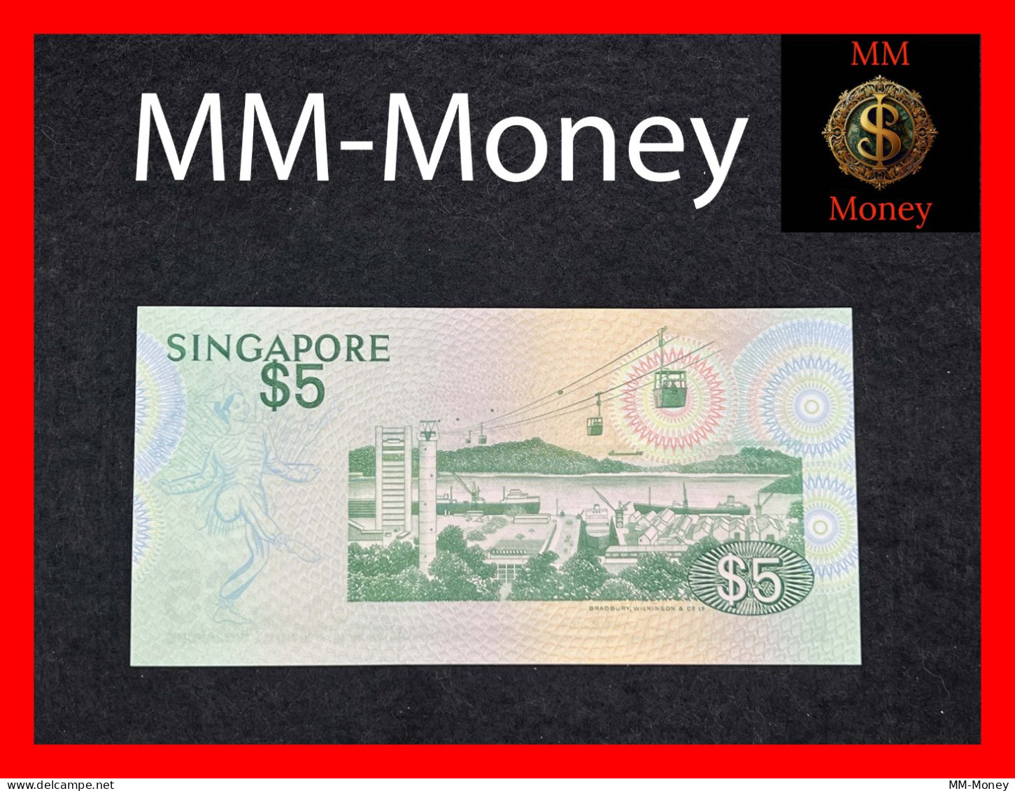 SINGAPORE  5 $  1976  P.  10   UNC - Singapur