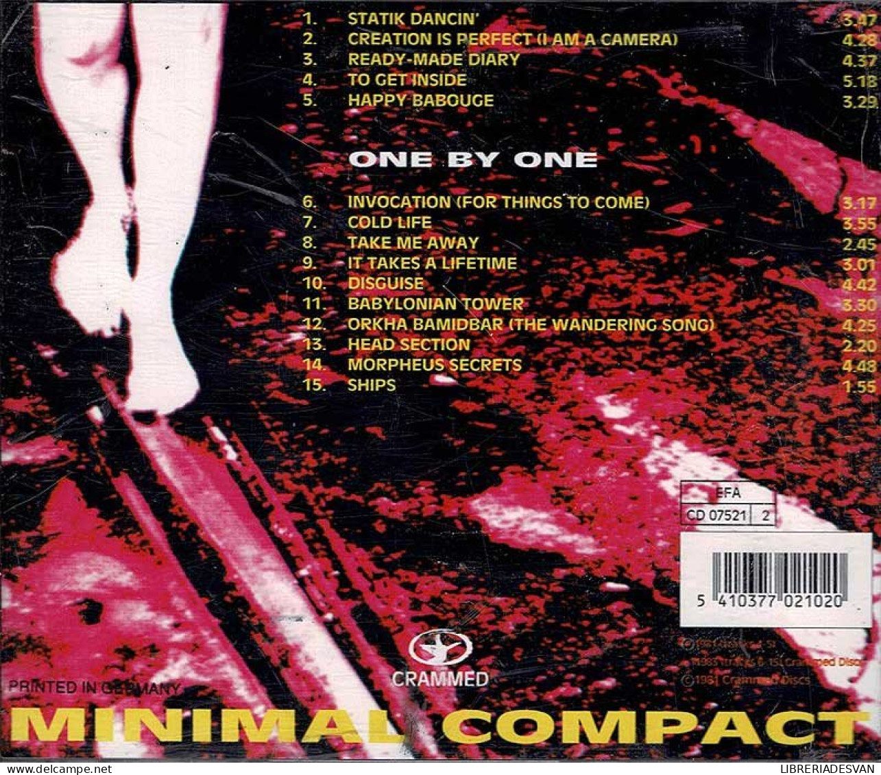 Minimal Compact - One + One By One. CD - Rock