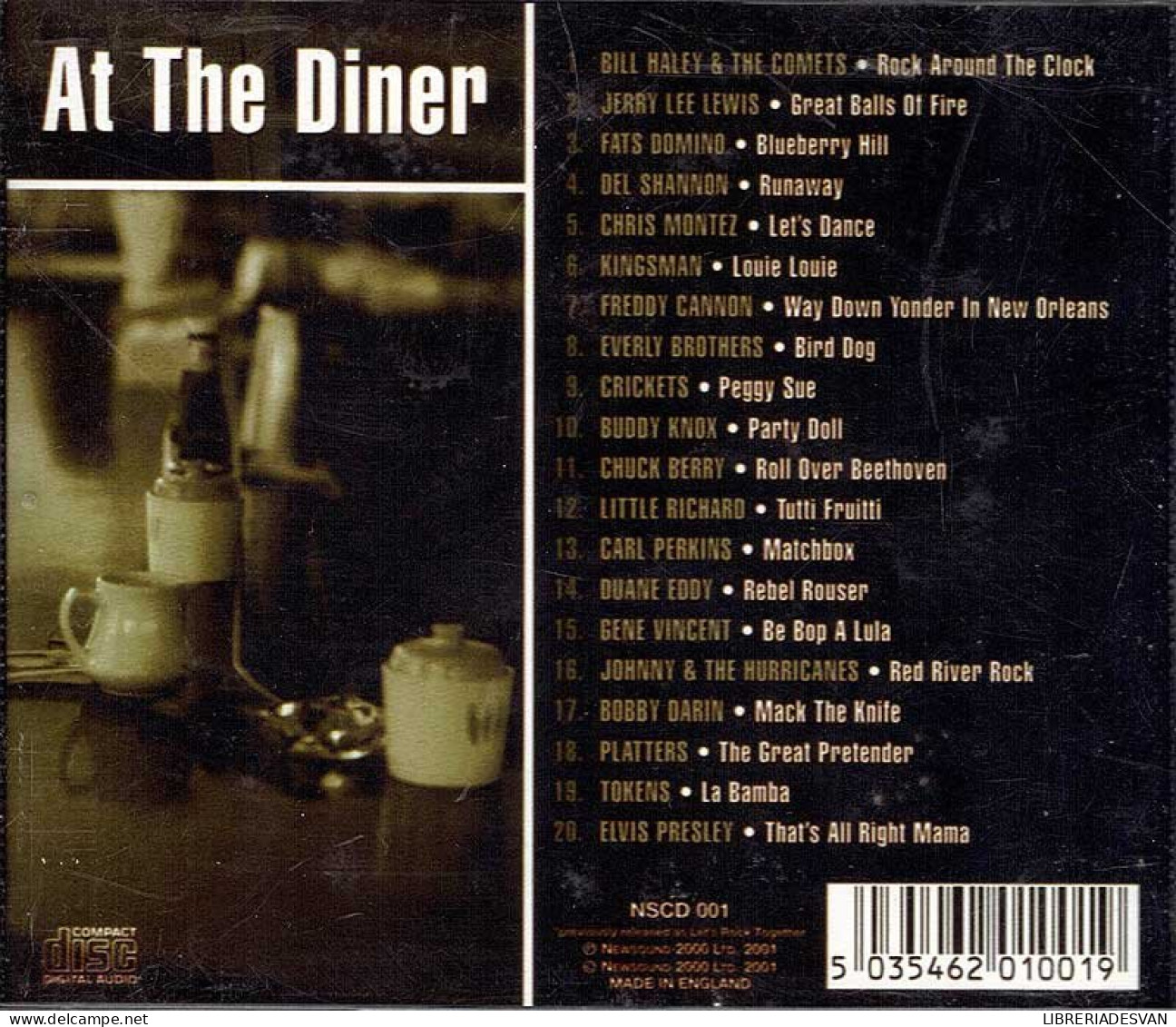 At The Diner. Bill Haley, Del Shannon, Chuck Berry, Jerry Lee Lewis... CD - Rock