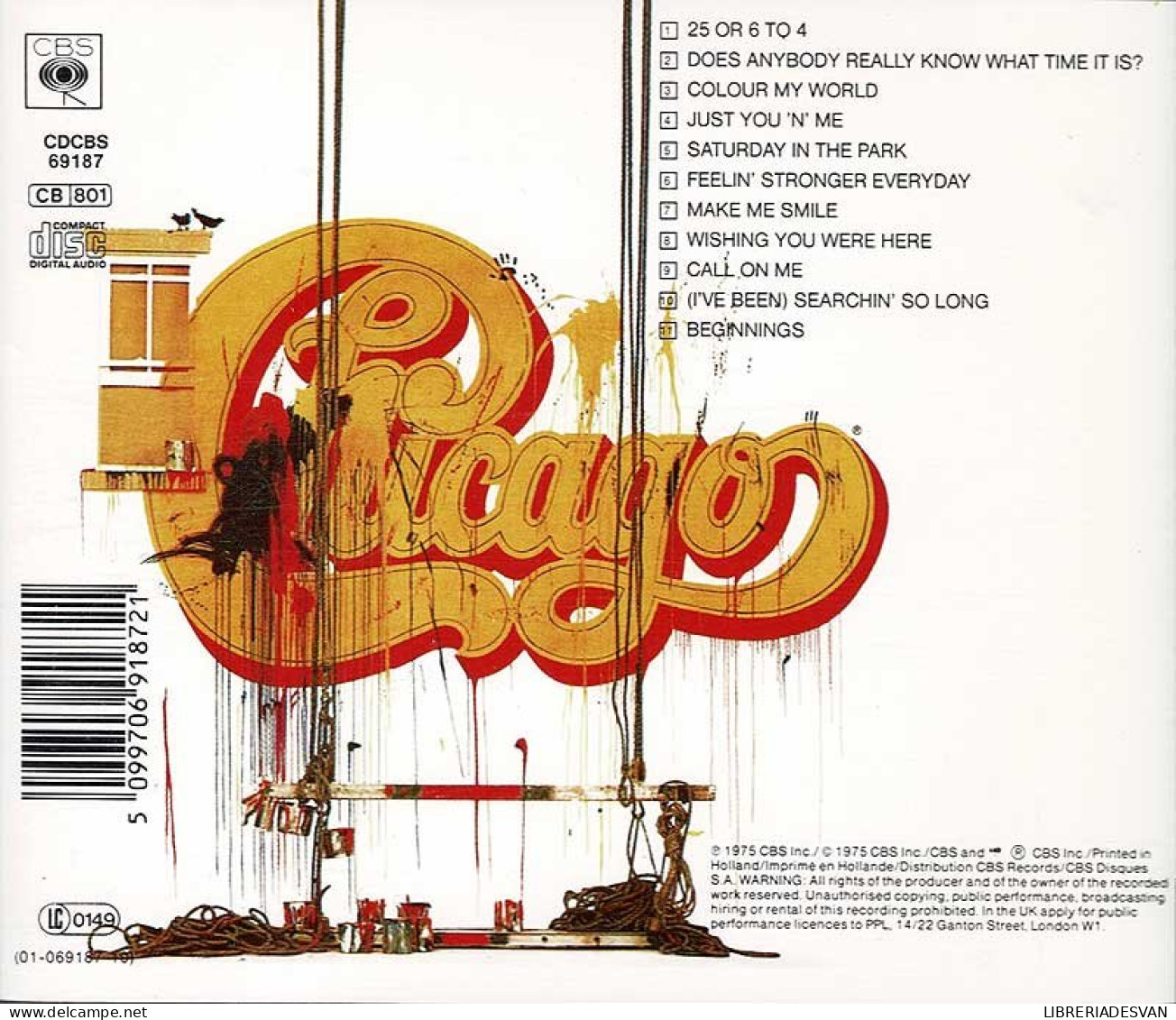 Chicago - Chicago's Greatest Hits. CD - Rock