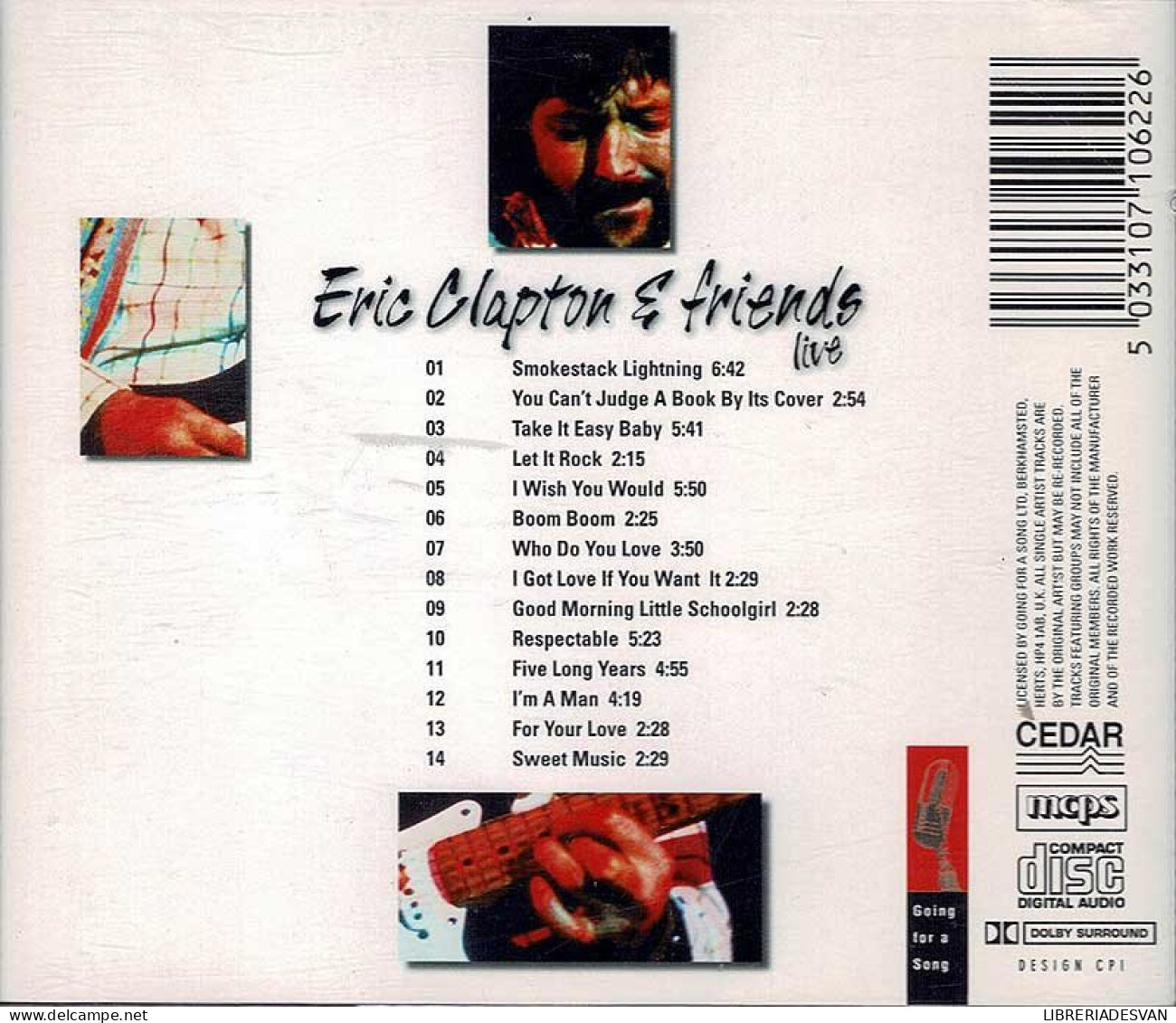 Eric Clapton & Friends - Live. CD - Rock