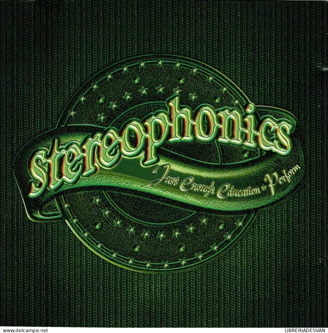 Stereophonics - Just Enough Education To Perform. CD - Rock