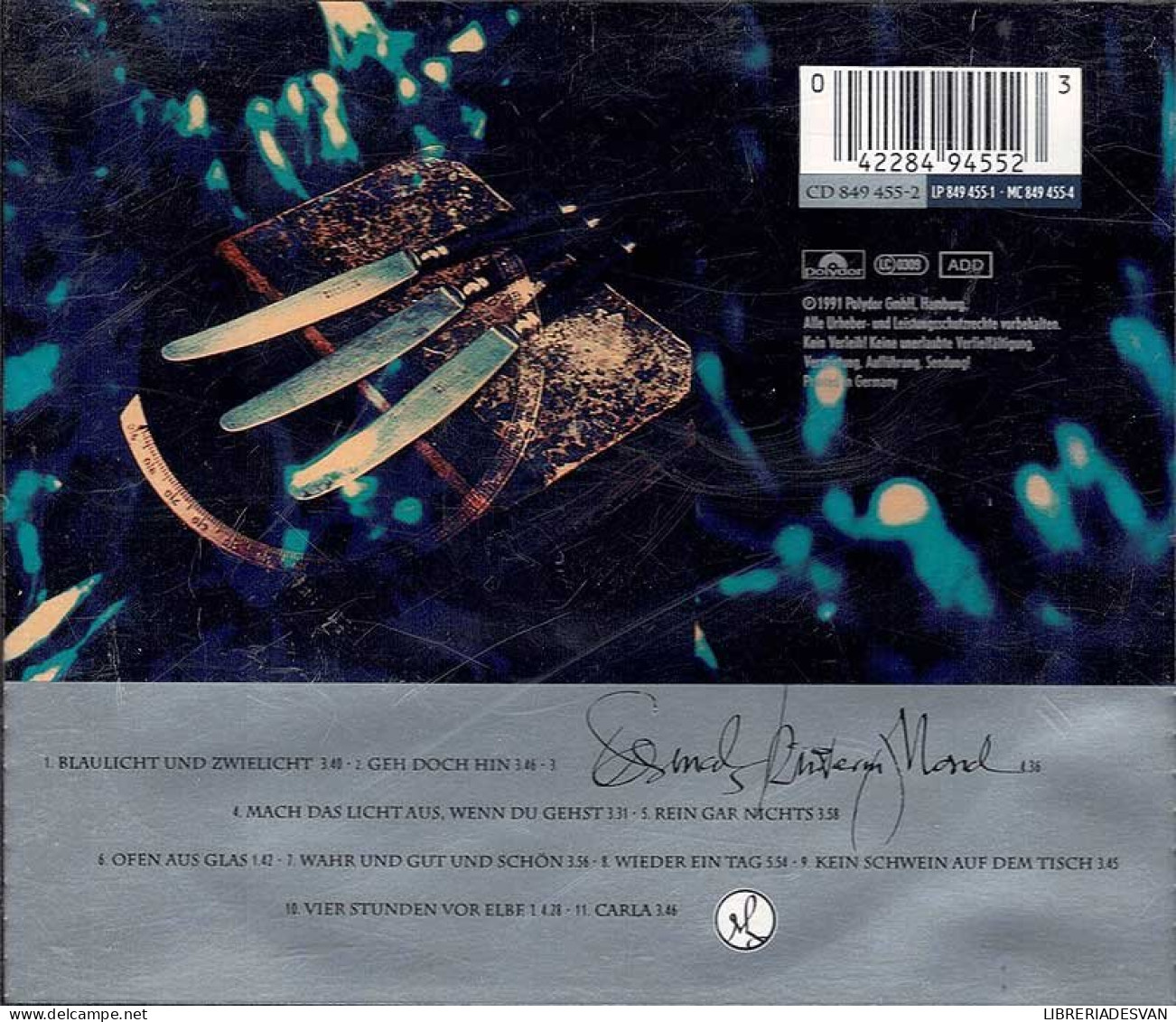 Element Of Crime - Damals Hinterm Mond. CD - Rock