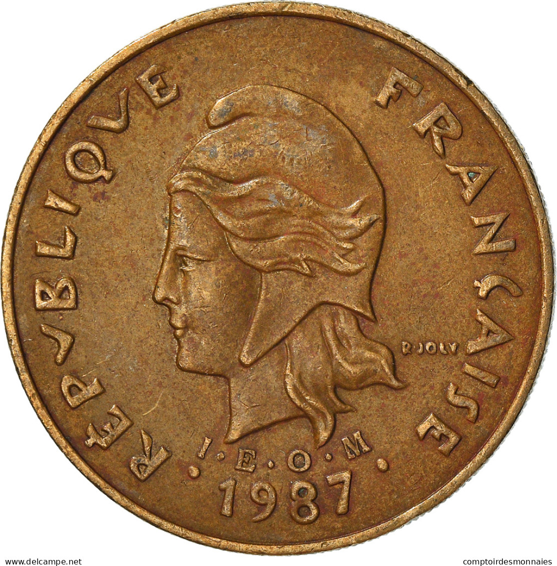 Monnaie, French Polynesia, 100 Francs, 1987, Paris, TTB, Nickel-Bronze, KM:14 - French Polynesia