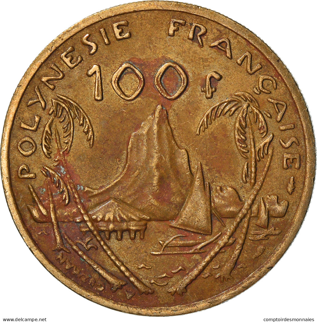 Monnaie, French Polynesia, 100 Francs, 1987, Paris, TTB, Nickel-Bronze, KM:14 - Frans-Polynesië
