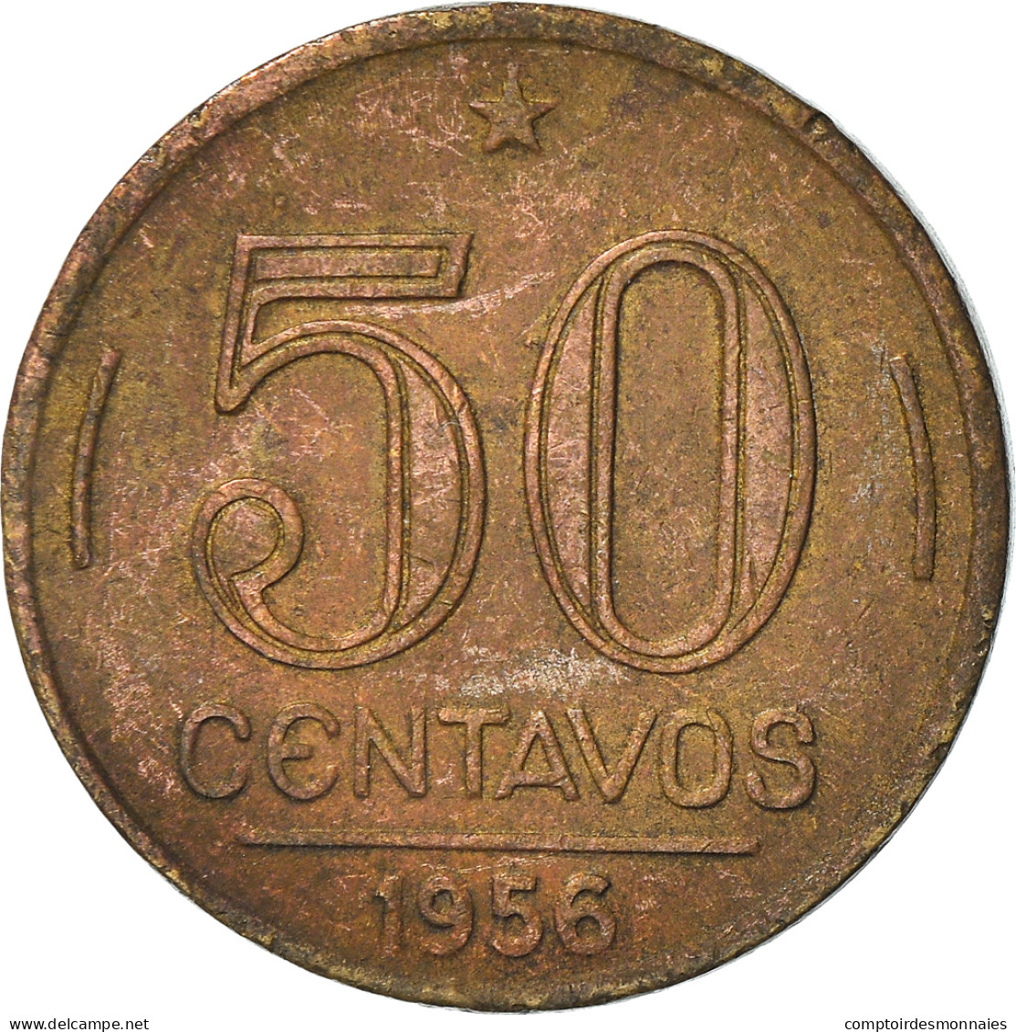 Monnaie, Argentine, 50 Centavos, 1956, TB, Nickel Clad Steel, KM:49 - Argentine