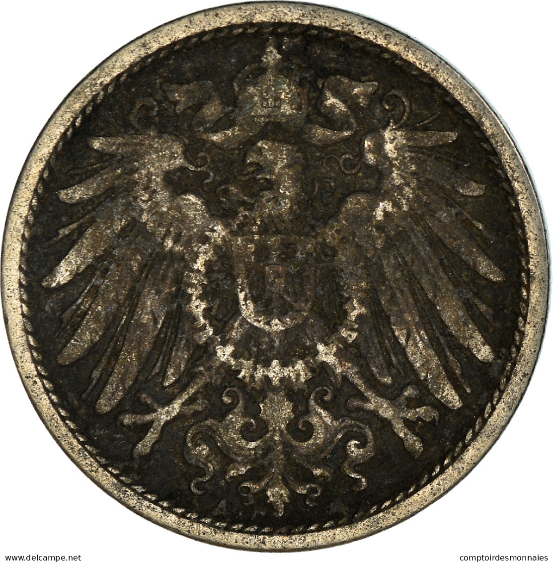 Monnaie, GERMANY - EMPIRE, Wilhelm II, 10 Pfennig, 1907, Berlin, TB - 10 Pfennig
