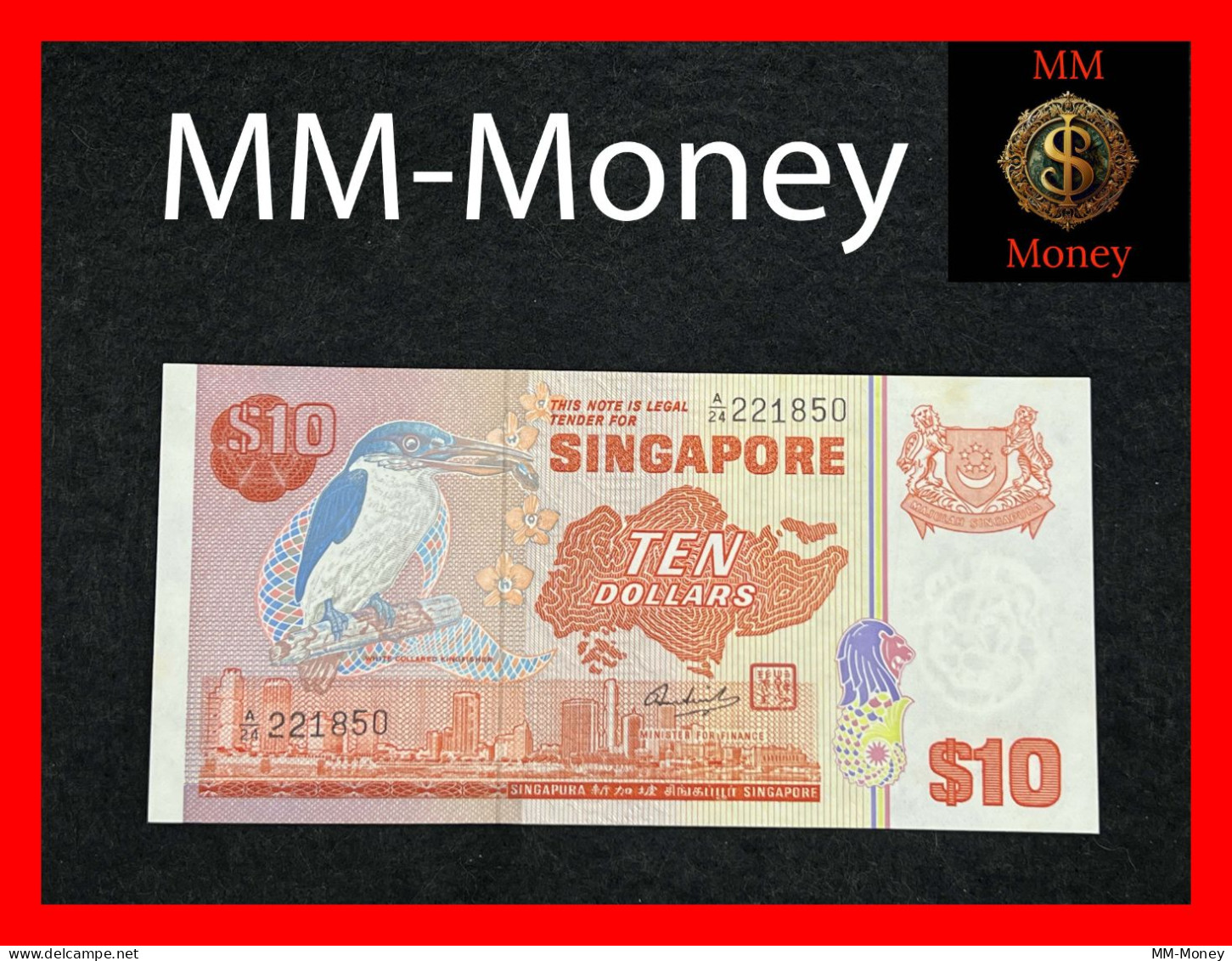 SINGAPORE  10 $  1976  P.  11   UNC - Singapour
