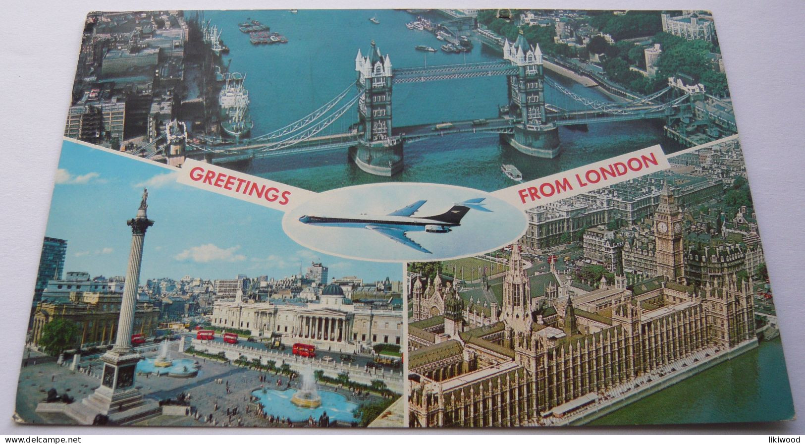 Aerial View Of Tower Bridge And The City Of London - Houses Of Parliament