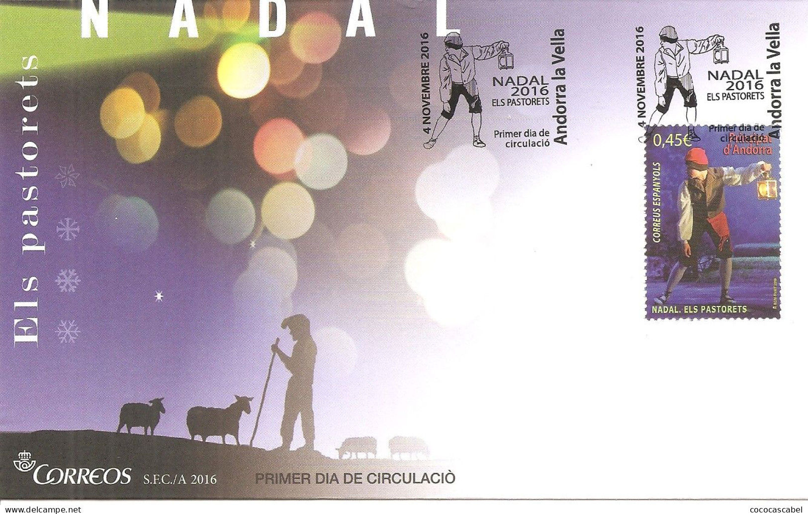 Andorra Española - Sobre Primer Día-FDC Yvert 435 - Covers & Documents