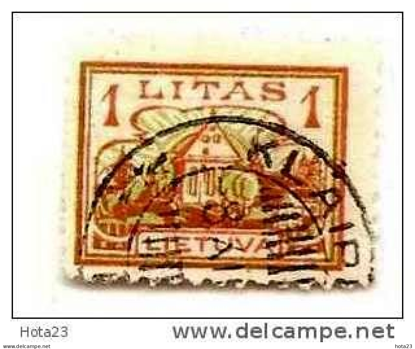 LITHUANIA -  1923 St. Georgs Church,  Michel 193 Used - Litauen