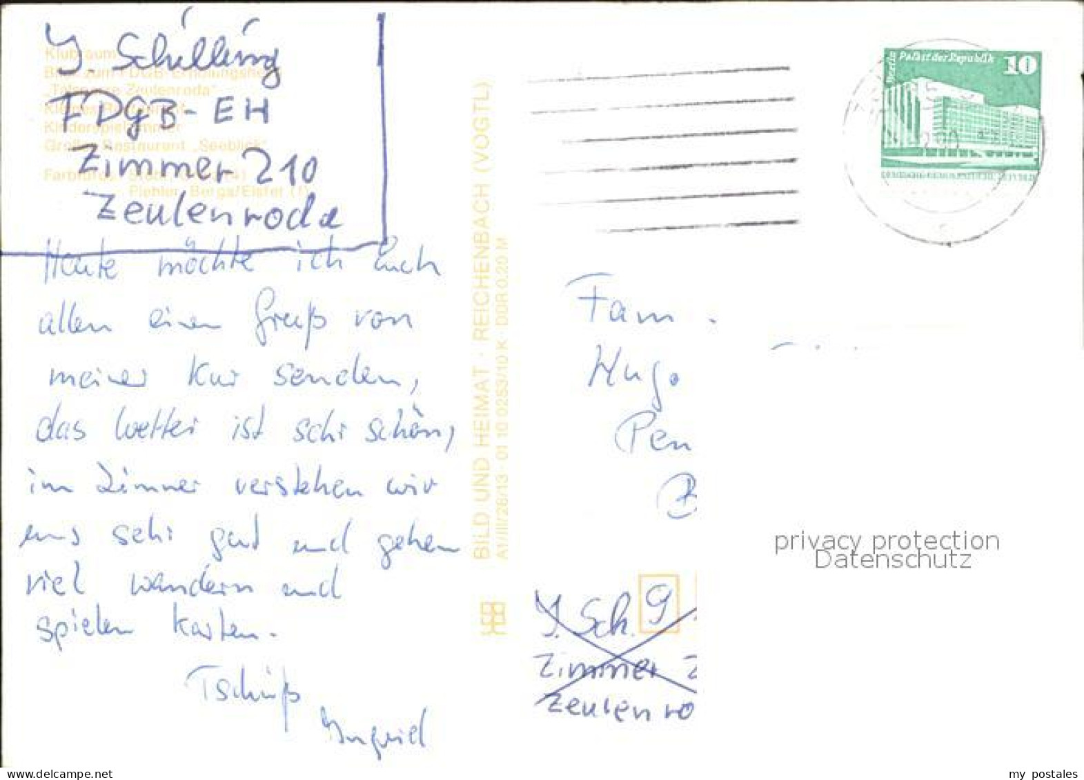 72479692 Zeulenroda-Triebes Erholungsheim Kinderspielzimmer Kleines Restaurant   - Zeulenroda